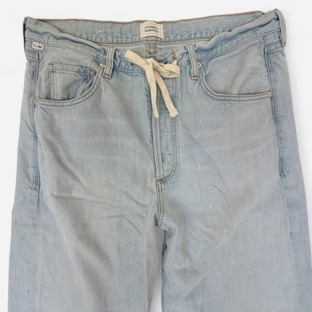 Citizens of Humanity Brynn Drawstring Wide Leg Jeans Cut Hem | Size 31 - Picture 5 of 8